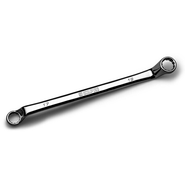 17 mm x 19 mm 75-Degree Deep Offset Double Box End Wrench